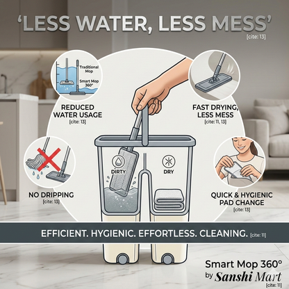 Smart Mop 360 by Sanshi Mart
