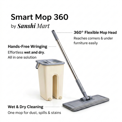 Smart Mop 360 by Sanshi Mart